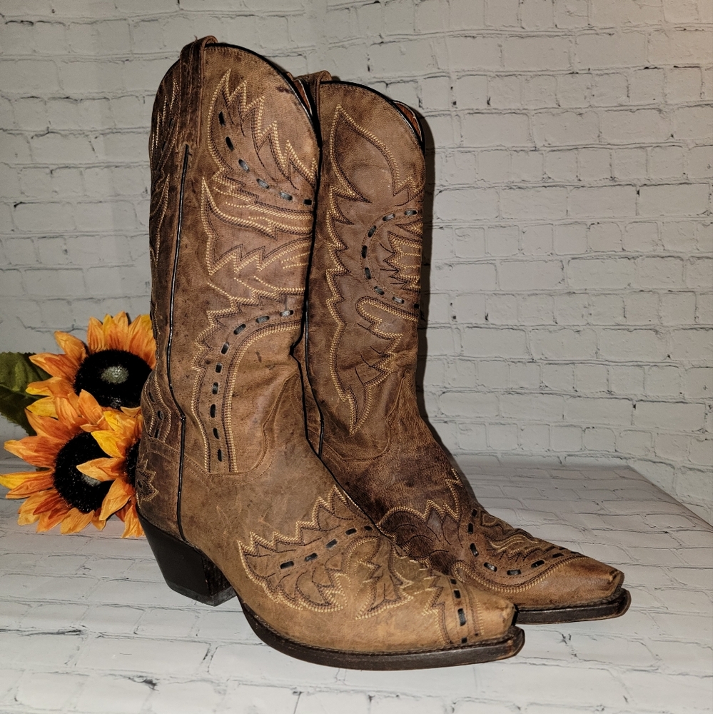COPY - Dan Post Cowgirl Boots Style 3422 Size 8.5